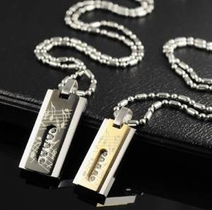 Fashion Score Sweetheart Lover Titanium Necklaces Pendants