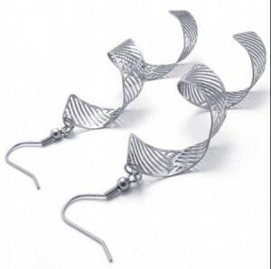 Hollow Titanium Earrings 20245