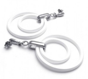 Latest Technology Pure Whiteness Stable Quality Titanium Earrings