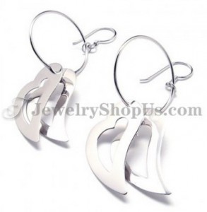 925 Silver Earrings (Electroplating platinum)