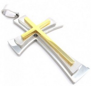 Attractive Design Color Brilliancy Reliable Reputation Titanium Cross Pendant