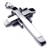 men-black-silver-pure-titanium-cross-necklace-pendant