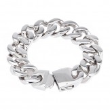 Men's titanium bracelet polished