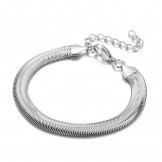 Fashion snake bone chain titanium men's and women's bracelets