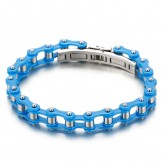  Fashion Cool Multi-Color Men's Cycling Titanium Bracelet