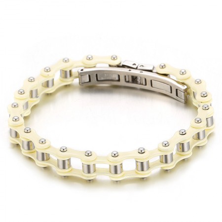  Fashion Cool Multicolor Men's Cycling Titanium Bracelet