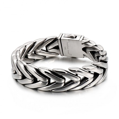   Cool Flower Clasp titanium Bracelet Bracelets