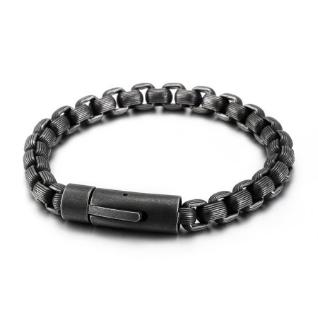 New fashion retro style biker men's titanium bracelet chain biker chain bracelet