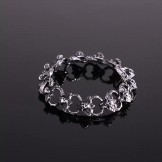  titanium flat skull bracelet