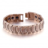   Fashion Electroplated magnet titanium bracelet for men