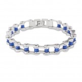  Fashion chic style titanium tide men's thin section bicycle bracelet