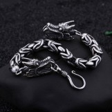   Cool chic tap hook titanium bracelet for men