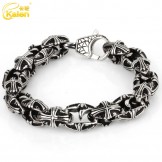   Cross titanium bracelet for men