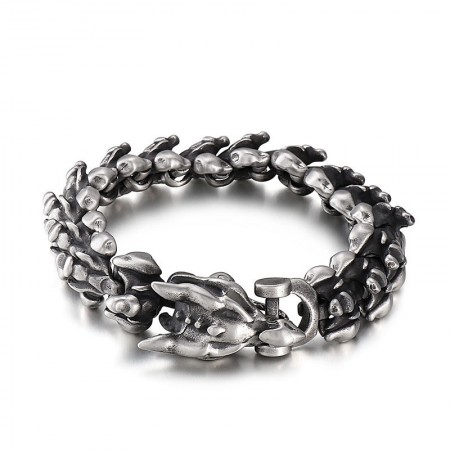  Exaggerated Cool keel titanium bracelet for men