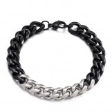   Street shooting colored men's titanium diy bracelet