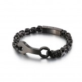  Fashion wrench emperor chain men's titanium bracelet