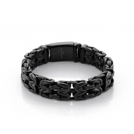   v-shaped hollow men's titanium bracelet