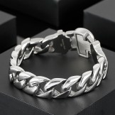  Fashion Skull Men's titanium Bracelet Accessories