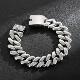  chic wind diamond-shaped titanium bracelet