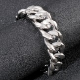  Cool men's hand jewelry fashion titanium glossy bracelets