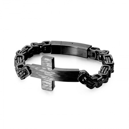 Crucifix bend bracelet men's emperor back chain bracelet