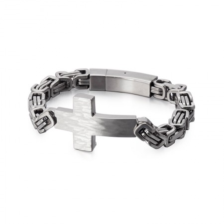 Cross bend bracelet men's emperor back chain bracelet