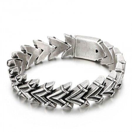  Cool exaggerated chic titanium bracelet for men