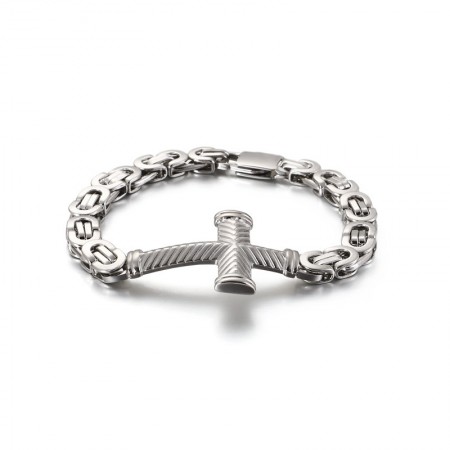 Cheap Men's titanium Cross Bracelet