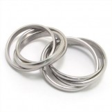 Mens titanium rings