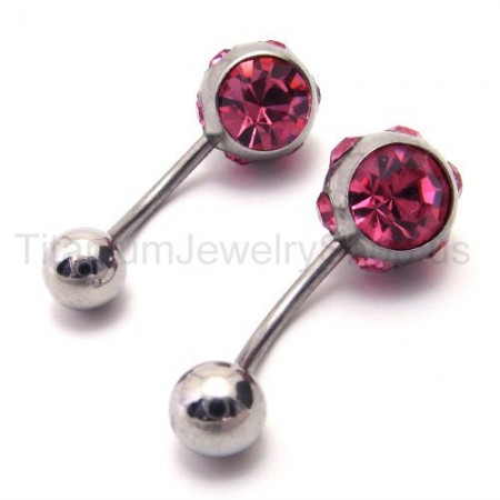 Slim Titanium Purple Diamond Earrings 18536