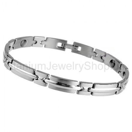 8 Inches Titanium Bracelet