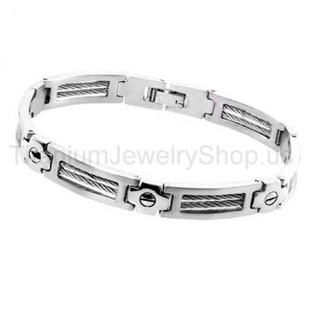 8 Inches Titanium Bracelet