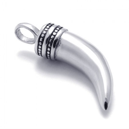 Titanium Pendant with Ox Horn 21290