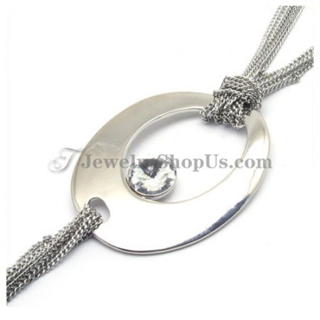 Fashion Alloy Pendant with Zircon