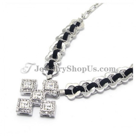 Beautiful Alloy Pendant with Rhinestones