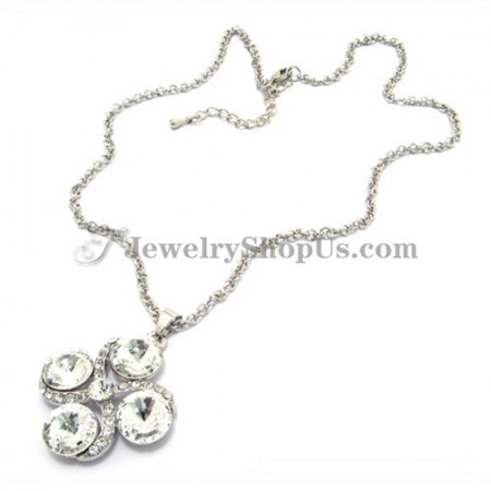 Beautiful Alloy Zircons Pendant