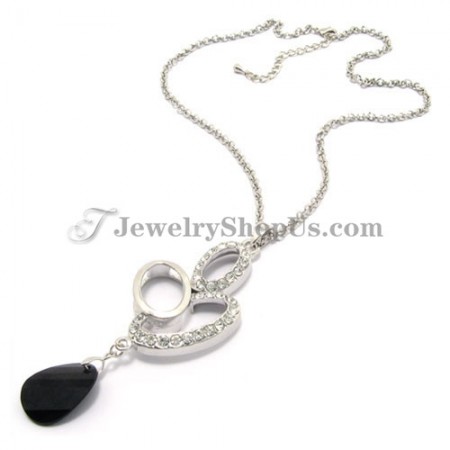 Beautiful Alloy Pendant with Rhinestones and Zircon