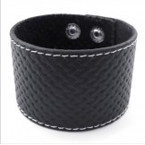 Skillful Manufacture Delicate Colors Reliable Quality Titanium Leather Bangle