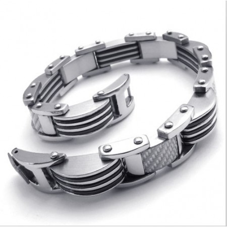 Sophisticated Technology Color Brilliancy Excellent Quality Titanium Bracelet