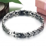 World-wide Renown Health Titanium Lodestone Bracelet 