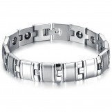 Stable Quality Male Antifatigue Titanium Lodestone Bracelet 