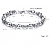 Easy to Use Male Titanium Bracelet 