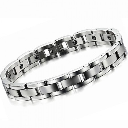 Wide Varieties Male Health Titanium Lodestone Bracelet 