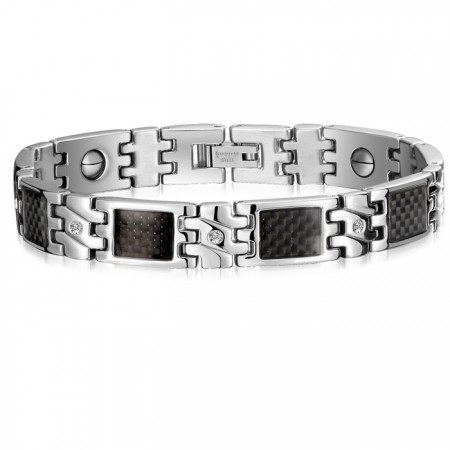 World-wide Renown Titanium Lodestone Bracelet