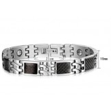 World-wide Renown Titanium Lodestone Bracelet