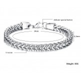 The Queen of Quality Male Titanium Bracelet 