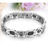 Stable Quality Male Health Titanium Lodestone Bracelet 