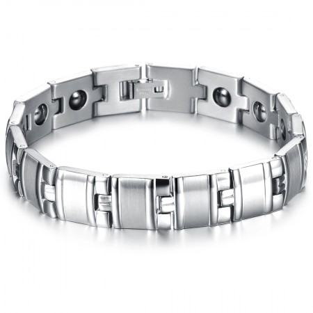 Excellent Quality Male Antifatigue Titanium Lodestone Bracelet