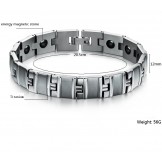 Excellent Quality Male Antifatigue Titanium Lodestone Bracelet