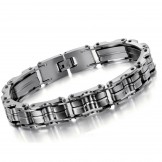 High Quality Male Classic Titanium Bracelet 